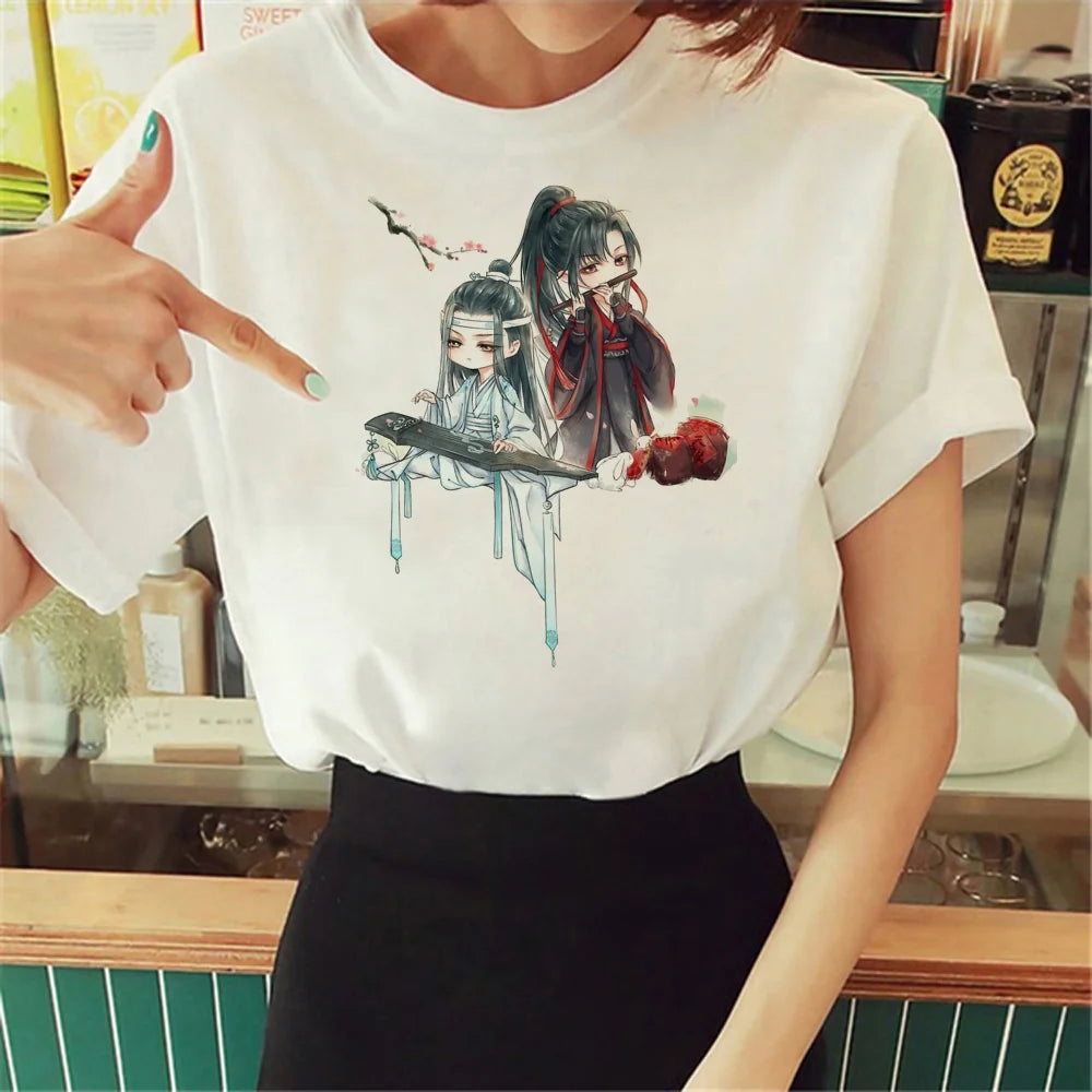 Tian Guan Ci Fu Tgcf t shirt women funny t-shirts girl manga funny designer clothing