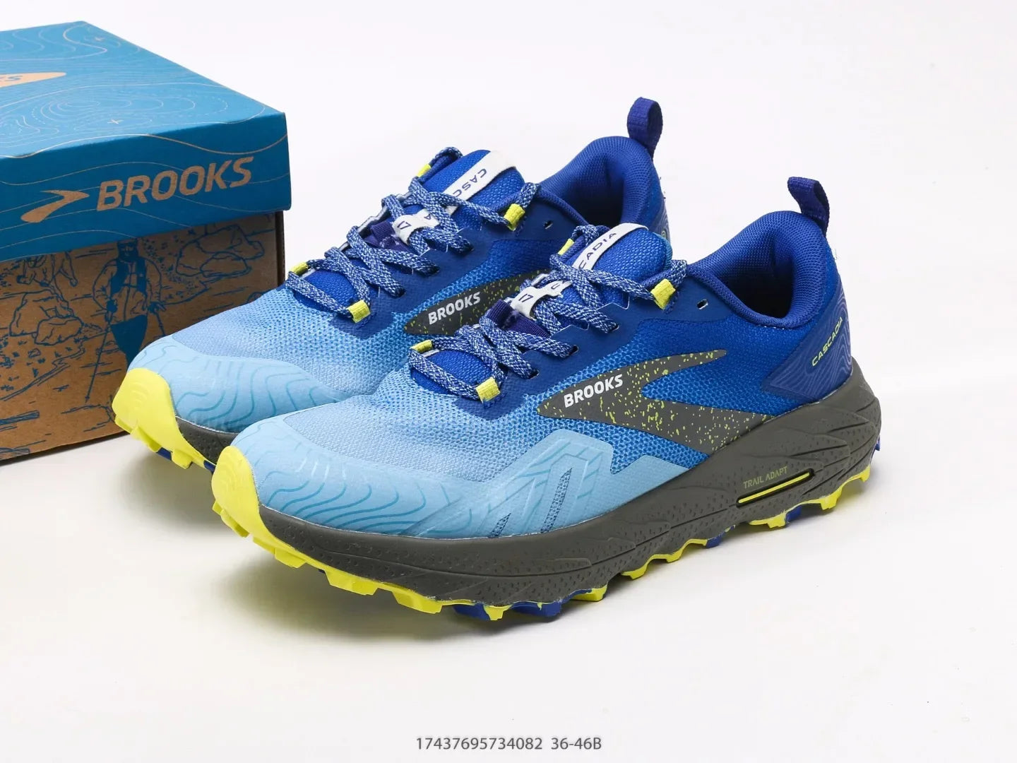 Brooks Men's Cascadia 17 Trail Running Shoe: Comfortable Breathable Training Casual Sneakers Wearable