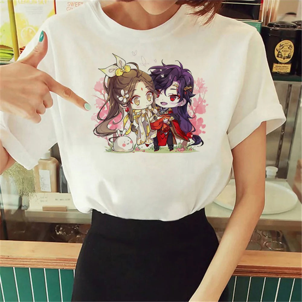 Tian Guan Ci Fu Tgcf t shirt women funny t-shirts girl manga funny designer clothing
