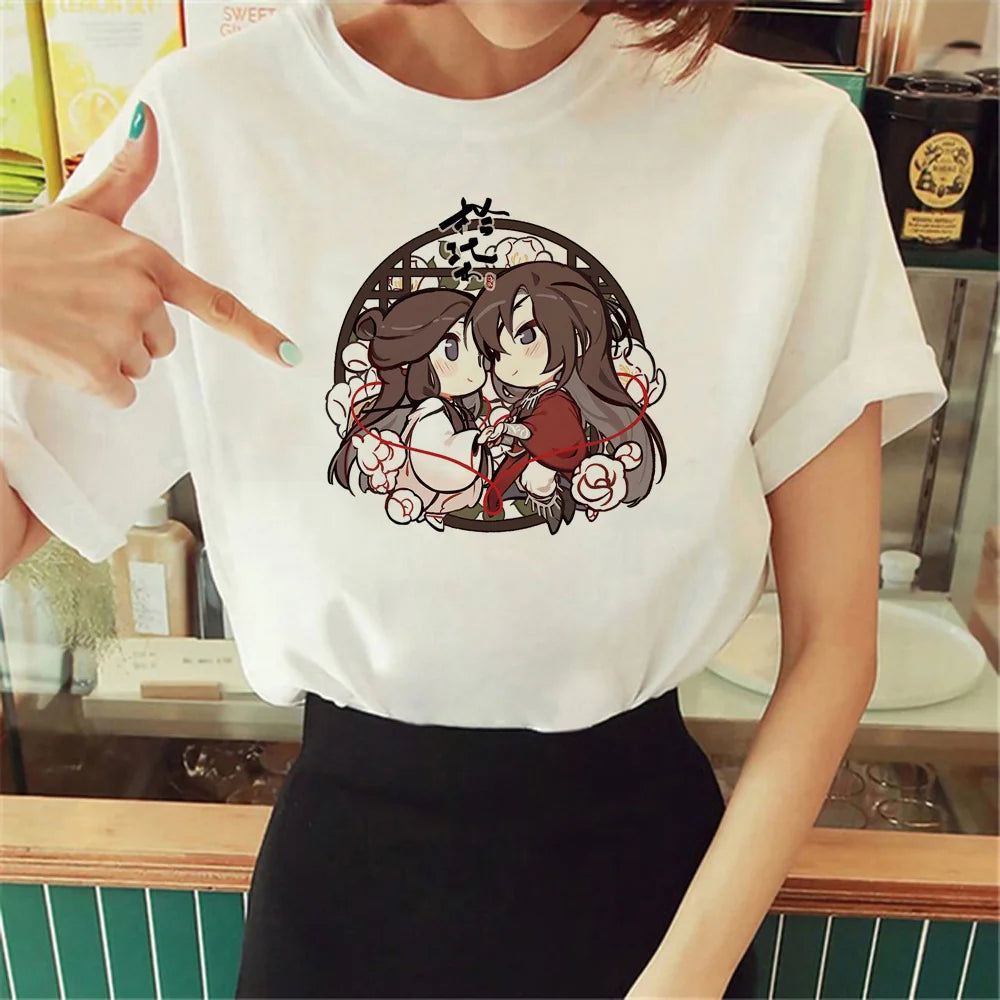 Tian Guan Ci Fu Tgcf t shirt women funny t-shirts girl manga funny designer clothing