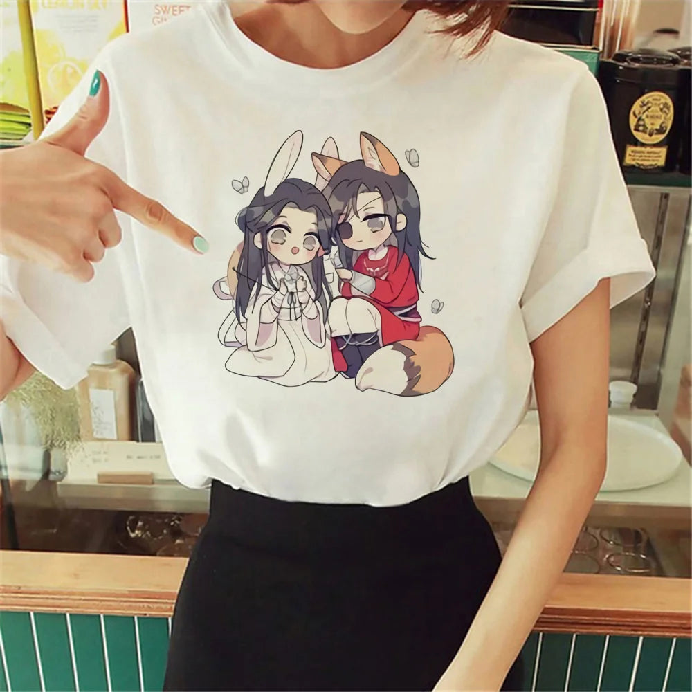Tian Guan Ci Fu Tgcf t shirt women funny t-shirts girl manga funny designer clothing