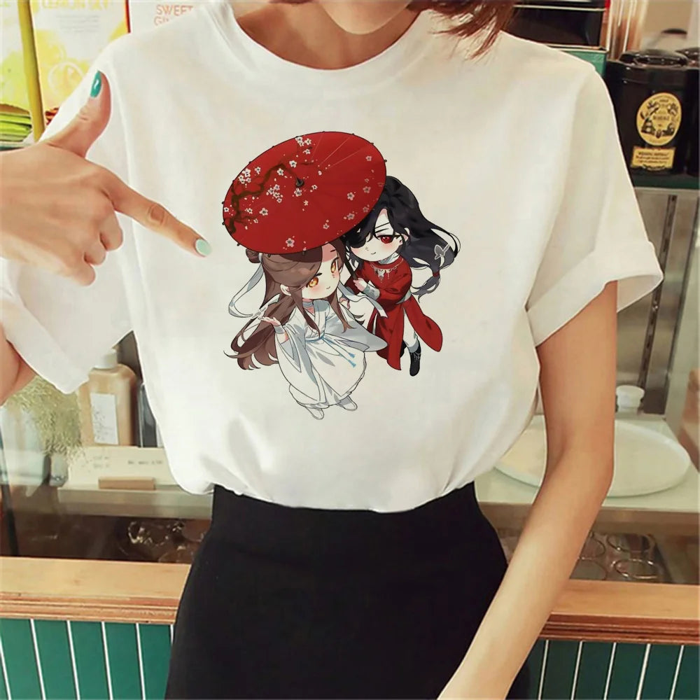 Tian Guan Ci Fu Tgcf t shirt women funny t-shirts girl manga funny designer clothing