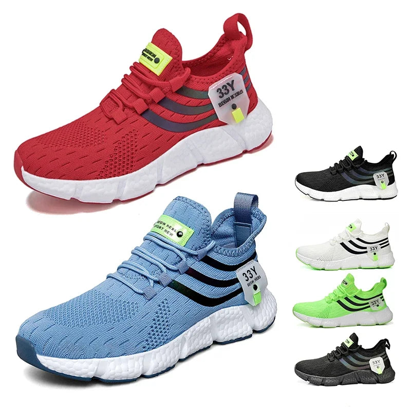 Men Shoes Sneakers Breathable Comfortable Casual Running Shoes Luxury Tenis Sneaker Male Footwear