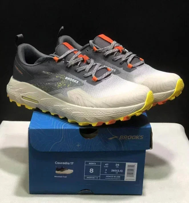 Brooks Men's Cascadia 17 Trail Running Shoe: Comfortable Breathable Training Casual Sneakers Wearable